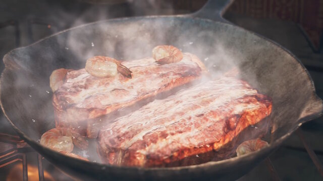 『モンハンワイルズ』の“飯テロ”にファン絶叫！めっちゃ美味しそうに食う「ハンター飯」が羨ましい