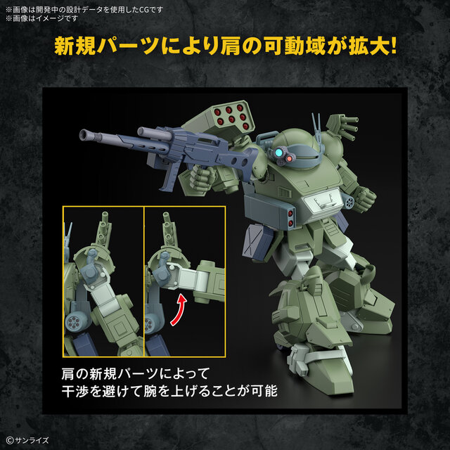 OVA「装甲騎兵ボトムズ」より「スコープドッグターボカスタム」がHGシリーズで立体化！！ジェットローラーダッシュ・ユニットの展開・収納を再現