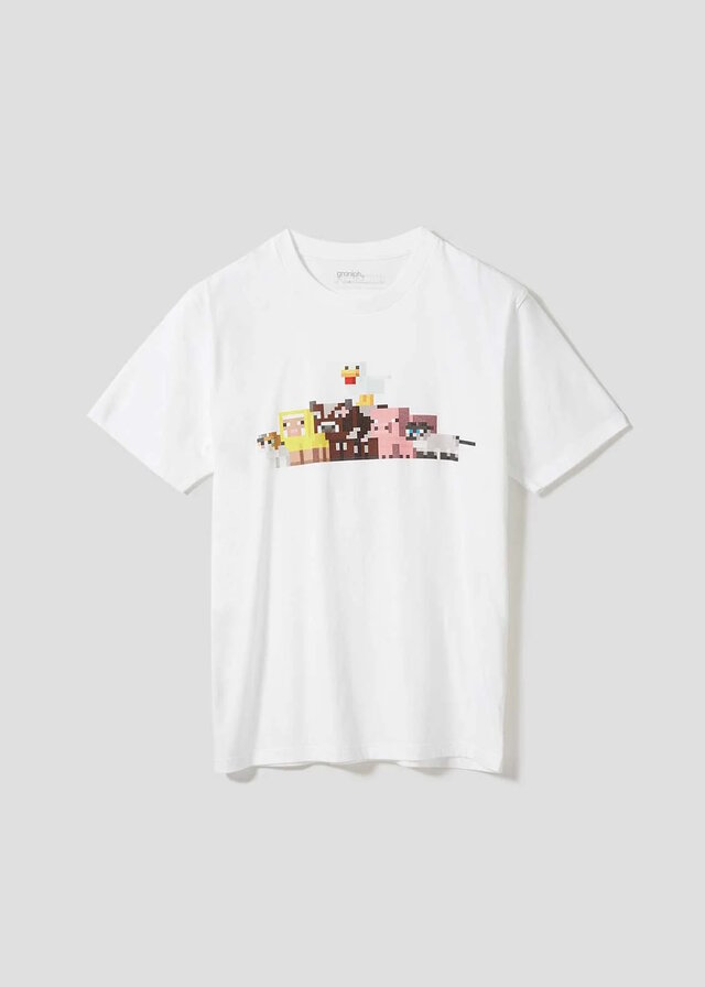 『マインクラフト』コラボアイテムがグラニフ店舗で発売！クリーパーのパーカー、動物たちのTシャツなど賑やかなラインナップ