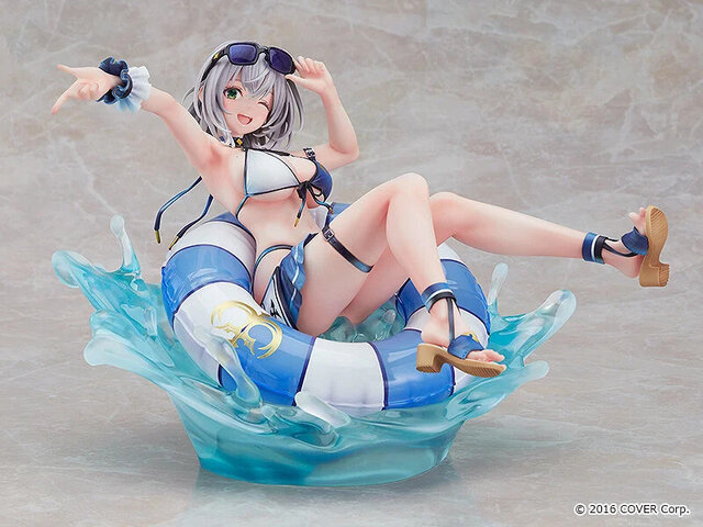 なんとご立派な大胸筋…！ホロライブ「白銀ノエル」の水着フィギュアが再販―日光で火照った身体までこだわりの仕上がり