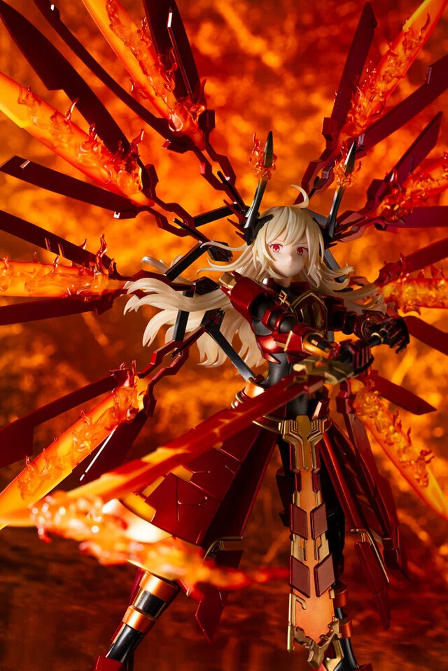 圧倒的ボリューム！『遊戯王』より「閃刀姫─カガリ」1/7スケールフィギュアが予約受付開始ー極地特攻型閃滅モードの甲冑や武器、背部の羽を綿密に再現