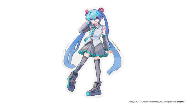 「初音ミク」×「GRAPHT」コラボイヤホンが先行予約受付開始！描き下ろしのピクセルアートをデザインしたオリジナルグッズも同時展開