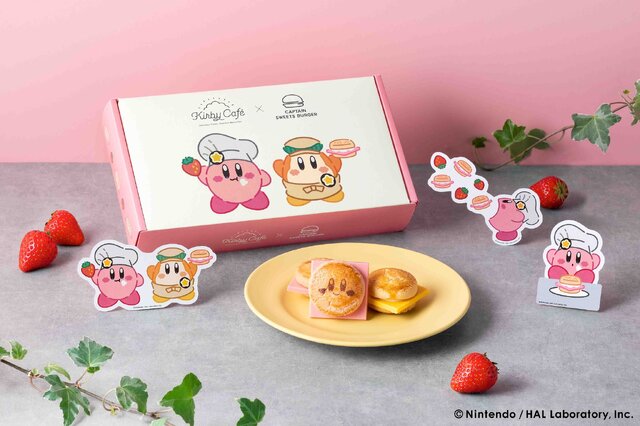 コラボ限定イラストのカービィとワドルディが可愛い！「カービィカフェ」×「キャプテンスイーツバーガー」トートバッグセットがJR東京駅限定で登場