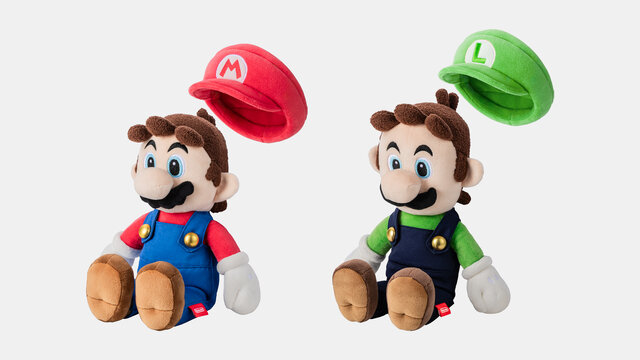 マリオたちが土管からヒョコっと飛び出す！帽子も脱げて、遊んで楽しい“ぬいぐるみ”がニンテンドーオフィシャルストアで新発売