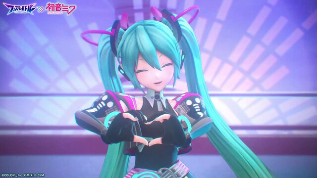 初音ミクがスマホ向けゲーム『フェスティバトル』内でスペシャルライブ！ここでしか見られない「ヒバナ」「ダーリンダンス」など人気楽曲を歌う姿は必見―本日12月3日21時より開始