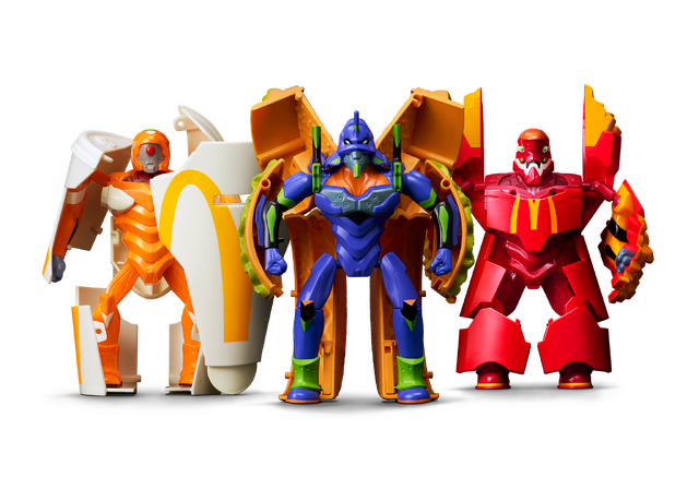 ビッグマックが初号機に!? マクドナルド「エヴァ」コラボはまさかの“変形”フィギュアー公式アプリで抽選販売が受付中