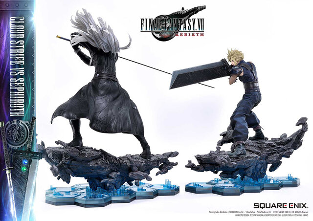 お値段なんと約57万円！『FF7リバース』より「クラウド・ストライフ vs セフィロス」が1/4スタチュー化ー予約締切迫る