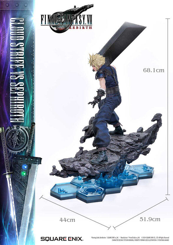 お値段なんと約57万円！『FF7リバース』より「クラウド・ストライフ vs セフィロス」が1/4スタチュー化ー予約締切迫る