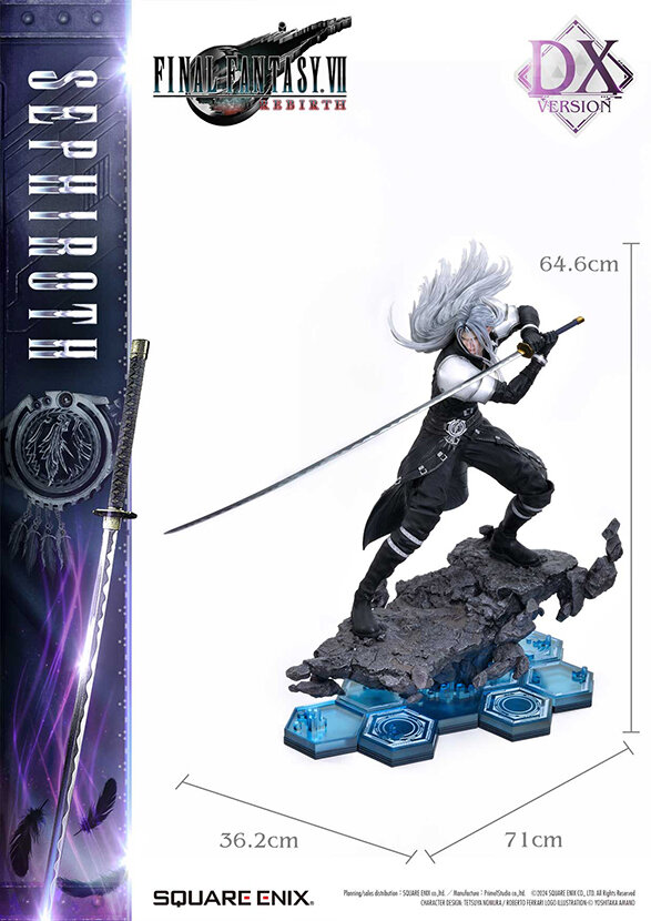 お値段なんと約57万円！『FF7リバース』より「クラウド・ストライフ vs セフィロス」が1/4スタチュー化ー予約締切迫る