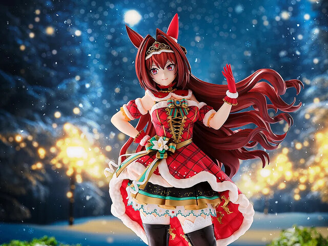 イルミネーションの中で“1番”キレイ！『ウマ娘』よりクリスマス勝負服の「ダイワスカーレット」フィギュア予約は2月26日まで