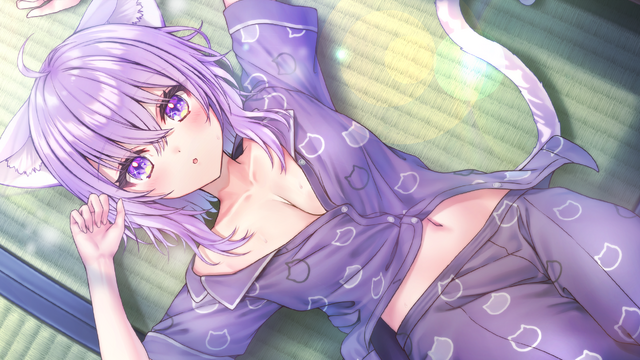 ホロライブ・猫又おかゆ、純愛ADV『おかゆにゅ~~む!』イベントCG追加公開&新曲披露!水着姿や添い寝など、甘々生活に胸踊る