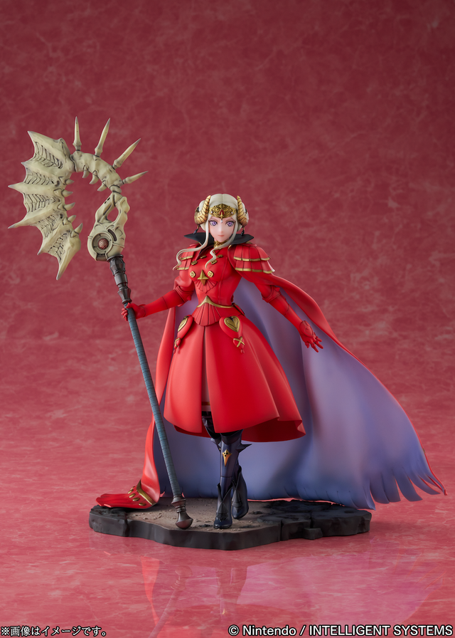 『FE 風花雪月』エーデルガルトが凛々しい眼差しの“アドラステア帝国”皇帝の姿でフィギュアに！「グロンダーズの会戦」をイメージした台座が付属する緊張感あふれる立体化