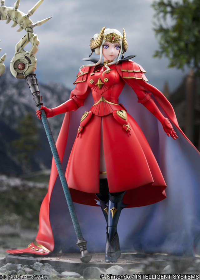 『FE 風花雪月』エーデルガルトが凛々しい眼差しの“アドラステア帝国”皇帝の姿でフィギュアに！「グロンダーズの会戦」をイメージした台座が付属する緊張感あふれる立体化