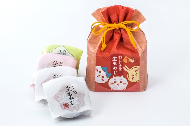 「ちいかわ」×「生もみじ」コラボ限定パッケージの巾着袋が可愛い！食べ終わっても普段使いできて、お土産・プレゼントにピッタリ