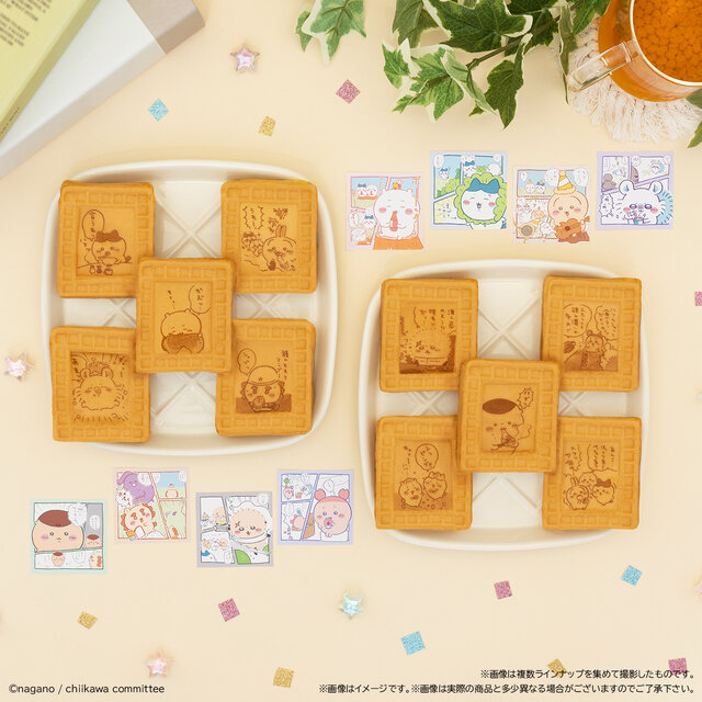 新作スイーツ「ちいかわ わっふれ～む」がファミリーマート限定発売！食にまつわる「ちいかわ」たちのイラスト全10種を生地にデザイン