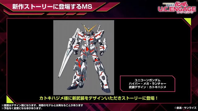 『機動戦士ガンダム U.C. ENGAGE』に登場するオリジナル機体たち。