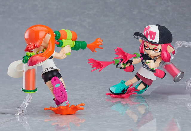 『スプラトゥーン』から「ガール」「ボーイ」の豪華DX版figmaが再販！シューターからローラー、インクパーツまでボリュームたっぷり