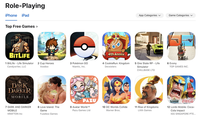 『ダクモバ』がアメリカのカテゴリー別ランキングで首位獲得！VTuber永久参戦で荒れ気味なシリーズも―次なるヒット作を探せ！日本未上陸の注目ゲームアプリ3選【2025年2月9日】