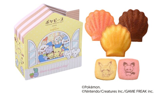 ピカチュウたちが可愛らしいケーキに！「ポケピース」より専用BOXに入ったコレクションが予約受付中ーパッケージデザインが素敵な焼菓子ギフトも販売