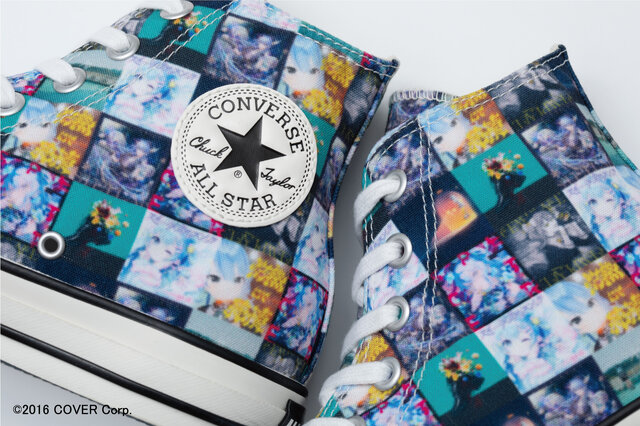 「CONVERSE」×「星街すいせい」コラボ限定シューズが2月22日発売！“ジャケ写”と“デビュー日”デザインの2種