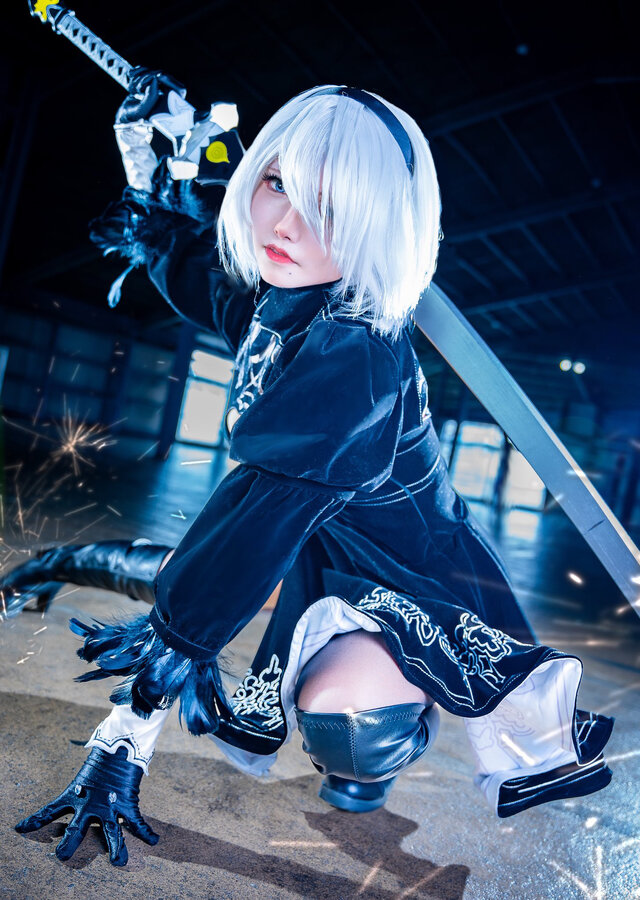 2B /海鳴(みな)（X：@MN13Mizuha1）、撮影：VERgil（X：@VERgil98645543）