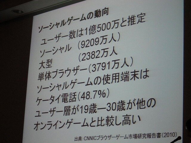 【CEDEC 2010】中国におけるゲームビジネスを俯瞰・・・立命館・中村教授