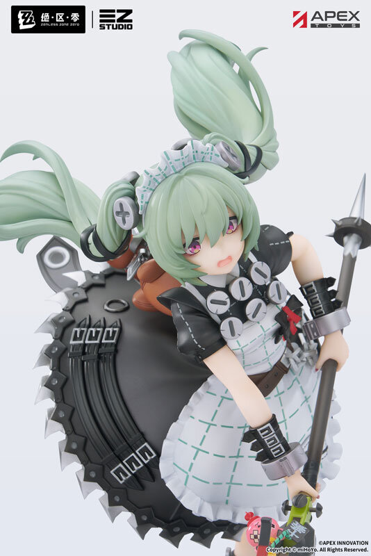 気弱メイド少女と巨大ノコギリのギャップ！『ゼンゼロ』より「カリン」がフィギュア化―あみあみで予約受付中