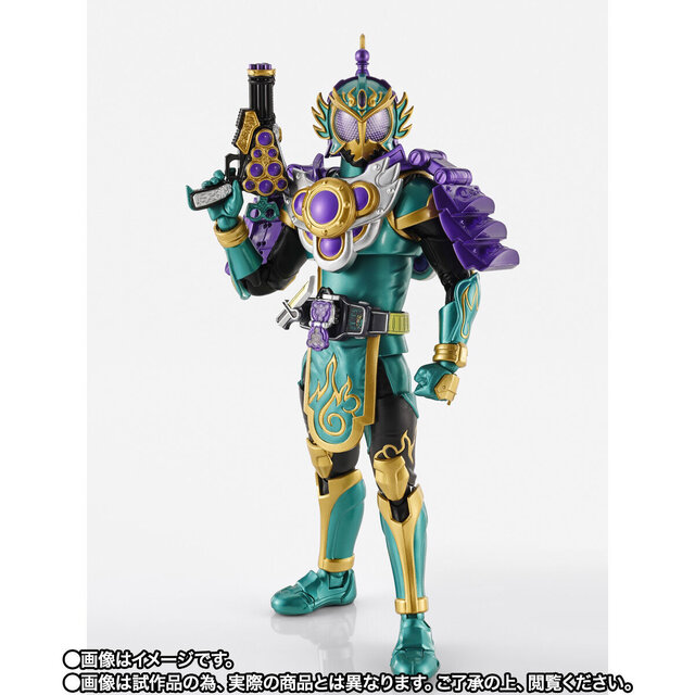 龍・砲・ハッハッハッ！「仮面ライダー龍玄」ブドウアームズがこだわり造形で“S.H.Figuarts”に出陣―ハンドガンも構えられる