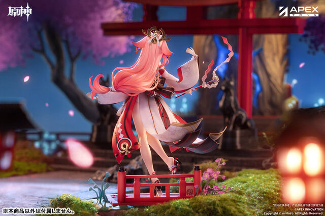 巫女服から覗くすべすべ太もも！『原神』より「八重神子」1/7スケールフィギュアが予約受付中―蠱惑的な表情もグッとくる