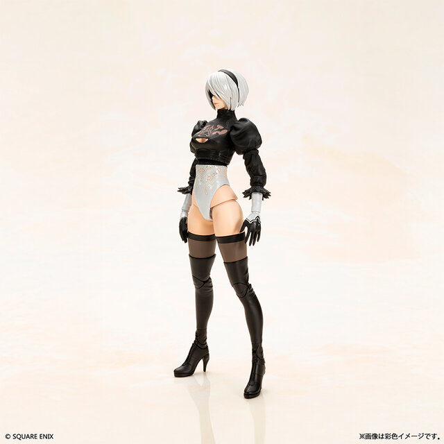 “自爆モード”でふとももが露わに！『NieR:Automata』より「2B(ヨルハ二号B型)」プラモデルキットが予約受付中
