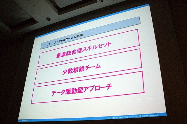 【CEDEC 2010】2000万人を魅了するソーシャルゲームの作り方