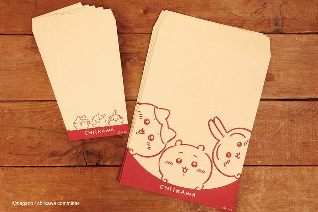 「ちいかわ」郵便局アイテム発売は4月18日から！傾けると絵柄変わるチェンジングカード、郵便を送る際に使える茶封筒など全4種