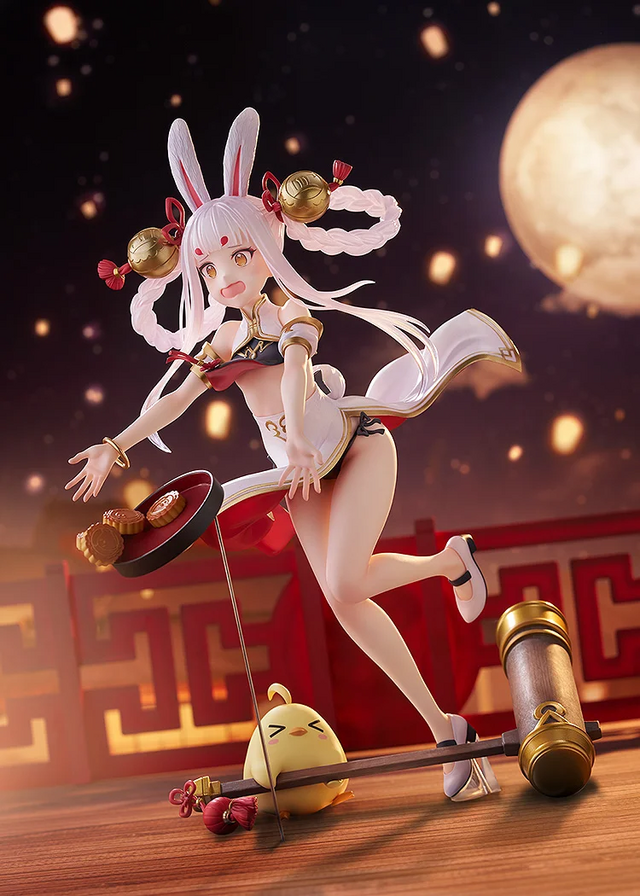 『アズレン』白い太ももが眩しい…！今にも転びそうな「島風」が立体化―笑顔パーツや足元の“饅頭”も可愛い