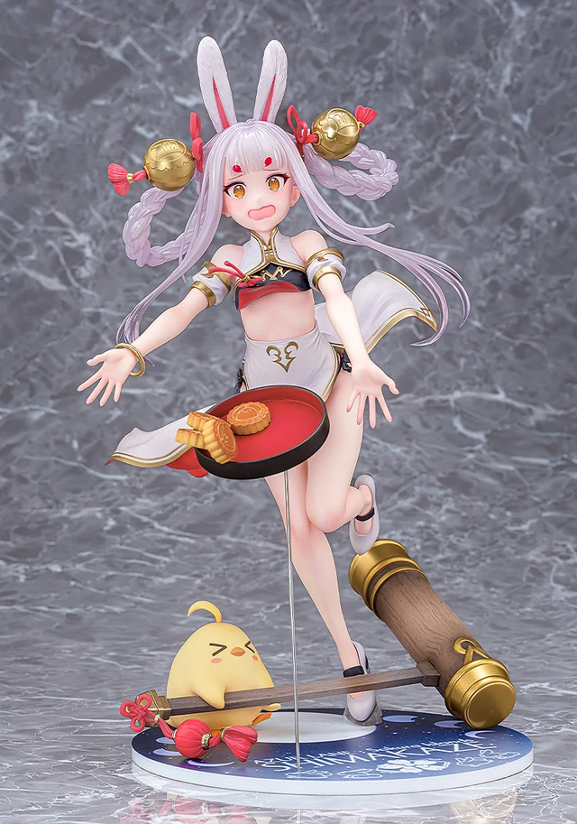 『アズレン』白い太ももが眩しい…！今にも転びそうな「島風」が立体化―笑顔パーツや足元の“饅頭”も可愛い