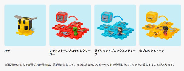 マイクラ&ちいかわ同時発売のマクドナルド「ハッピーセット」第2弾は5月23日から―購入制限等は第1弾と変わらず