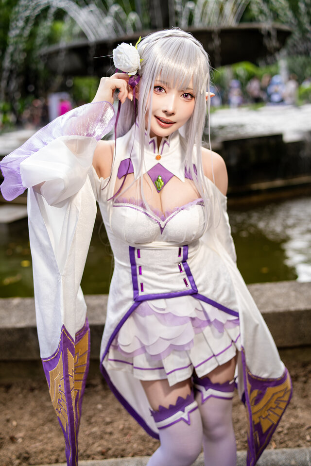 エミリア「Re:ゼロから始める異世界生活」/シスル(X:@Sithle011)