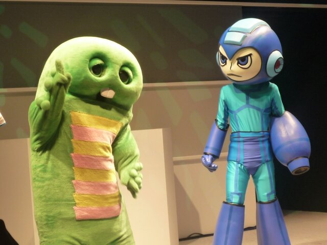 【TGS 2010】メガマンとガチャピンが夢のコラボ、その名はメガピン