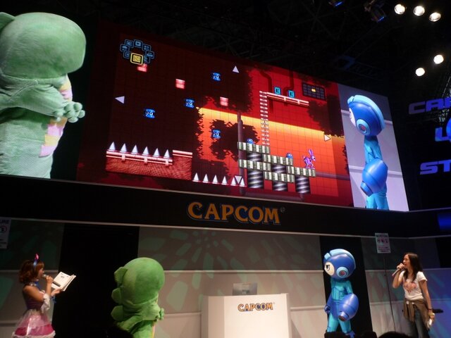 【TGS 2010】メガマンとガチャピンが夢のコラボ、その名はメガピン