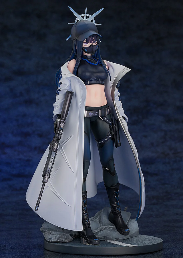 鍛え上げられた腹筋にドキッ！『ブルアカ』「サオリ」フィギュアが最高にクール、特徴的なコート、メカニカルなマスクなども完全再現