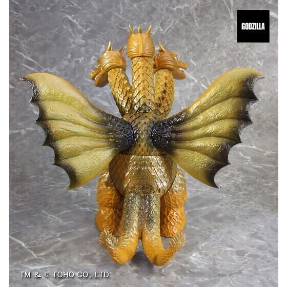 “第3次怪獣ブーム”の「ゴジラソフビ」が令和に復刻!キングギドラは3本それぞれの首と頭が可動し、表情豊かにポージング可能