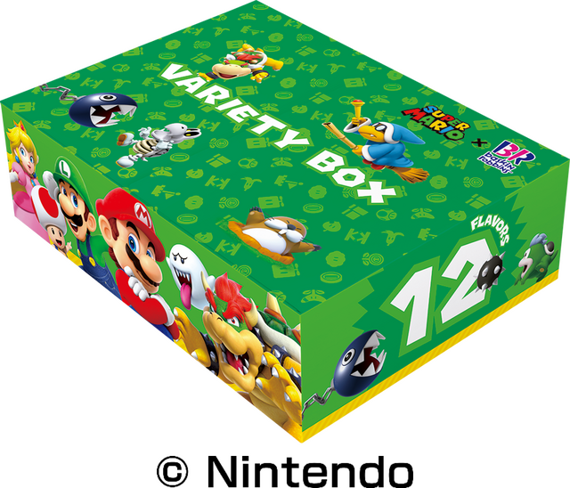 『スーパーマリオ』×「サーティワン」コラボ開催！マリオカラーの新フレーバー、“ハテナブロック”カップ付きサンデーなど盛り沢山