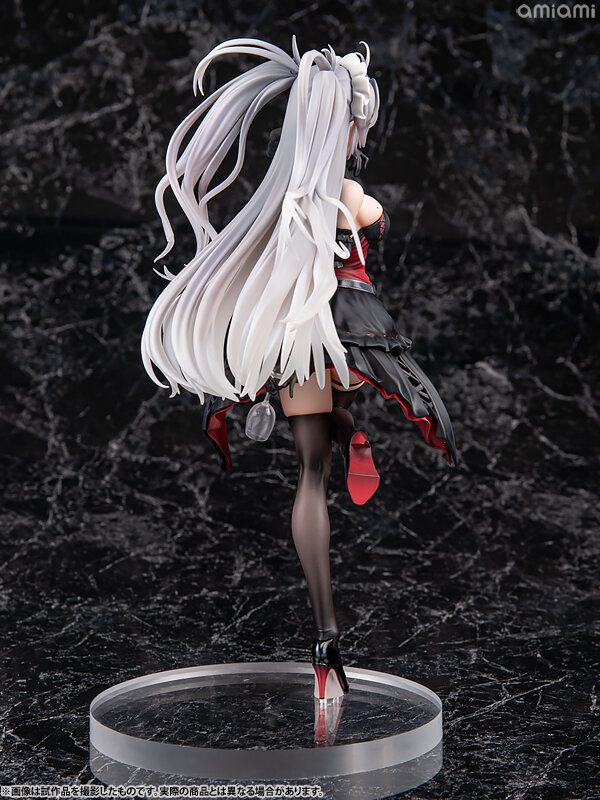 悪戯っぽく微笑む口元から舌先がチラリ…『アズレン』より「プリンツ・オイゲン：この夜に酔いしれ」フィギュアがクールでミステリアス