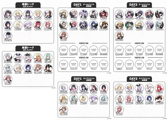 「ぶいすぽっ！フェス 2025」開催決定！ファンクラブ先行抽選応募が受付中ーアクスタやコーチジャケットなど販売グッズも