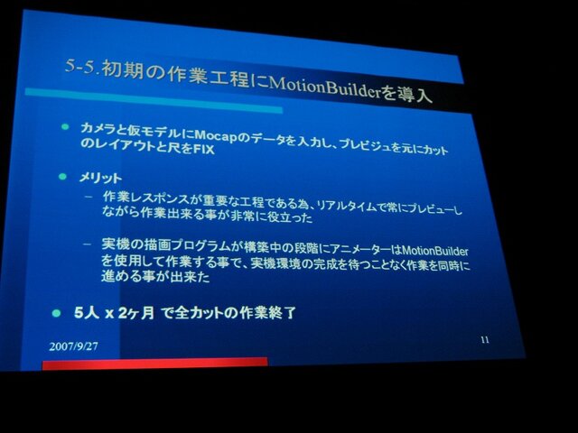 【CEDEC2007】『アイドルマスター』『エースコンバット6』『鉄拳6』……開発者が3Dアニメーション技術を明かす