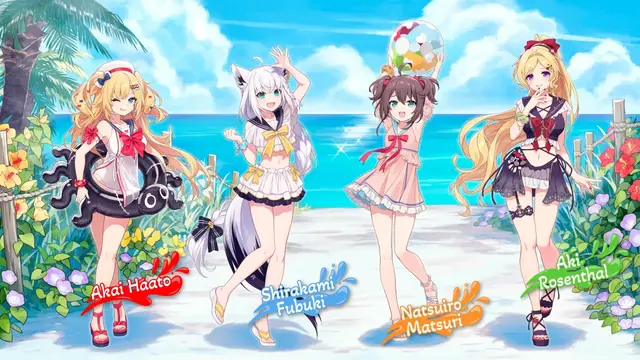 ホロライブ3期生たちが「ホロナツ衣装」の三面図をお披露目！マリン船長「けっこう際どいんですケド キービジュだと隠されちゃった」