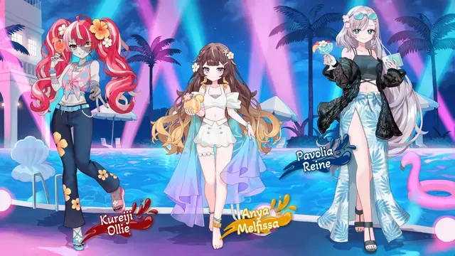 ホロライブ3期生たちが「ホロナツ衣装」の三面図をお披露目！マリン船長「けっこう際どいんですケド キービジュだと隠されちゃった」