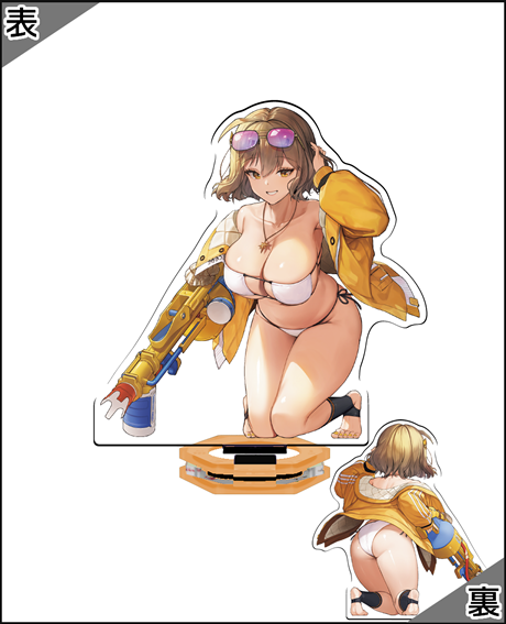 『勝利の女神：NIKKE』レッドフードや水着のアニスも！回転式台座備えた“両面アクスタ”カードゲーム第4弾が10月17日発売