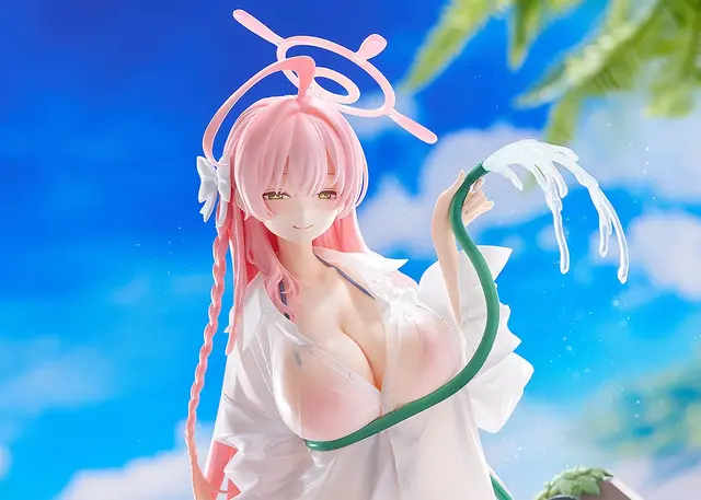 セクシーなワイシャツ姿！『ブルアカ』より水着「ハナコ」がフィギュア化ー9月17日まで予約受付中