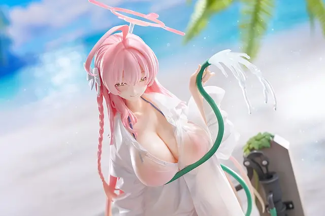 ワイシャツの透け感が凄まじい！『ブルアカ』水着「ハナコ」フィギュアから目が離せない