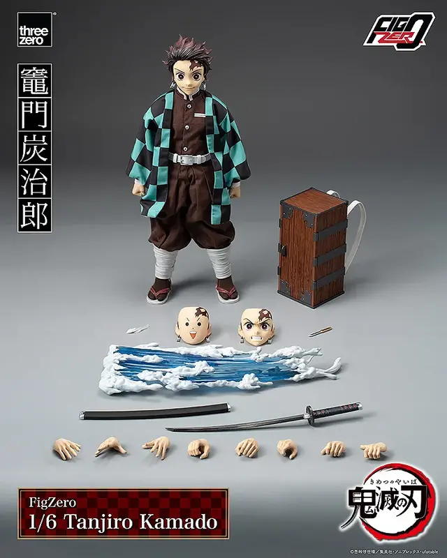 「鬼滅の刃」より竈門炭治郎の可動フィギュアが再販！鬼殺隊の隊服はワイヤー内蔵の布製、「水の呼吸」エフェクトパーツも付属